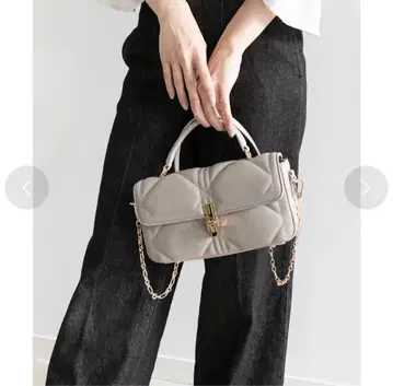 RANDA 퀼팅 2WAY 숄더백 그레이 숄더백