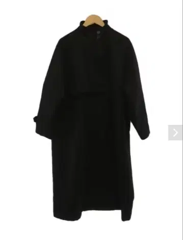 코트 프릭스스토어 롱 코트 블랙