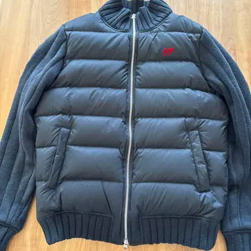 마스터 에디션 다운 자켓 블랙/빨간색