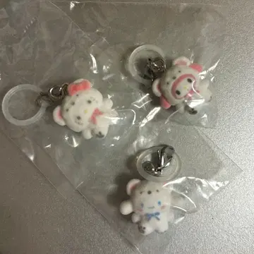 산리오 메지루시 액세서리 포근포근 스노우 키티 마이멜로디 시나몬