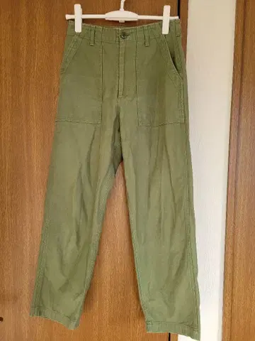 THE SHINZONE 워크 팬츠 올리브 그린 36