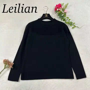 K12 M 레리안 현행 택 모 100% 긴팔 니트 블랙 여성용