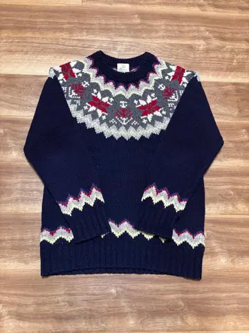 [ BEAUTY & YOUTH ] 노르딕 스웨터 L