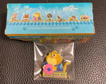홍콩 디즈니랜드 한정판 주토피아 2 핀 배지 크로우 하우저