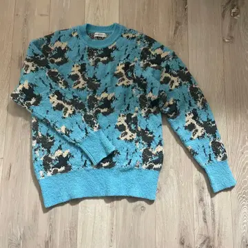 MAISON SPECIAL 파랑 블랙 베이지 니트 스웨터