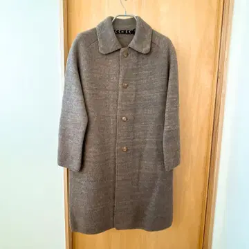 45R 스텐카라 코트 니트 울 알파카 롱 M 사이즈