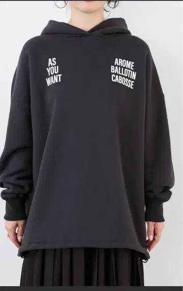 MICA&DEAL 그레이 후드 부착 후드티