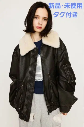 SLY WASHED PUFFER 블루종 [ 새상품 미사용 택 포함 ]