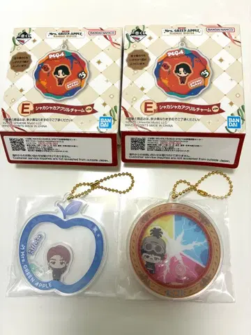 Mrs. GREEN APPLE 아크릴 참 2종 세트