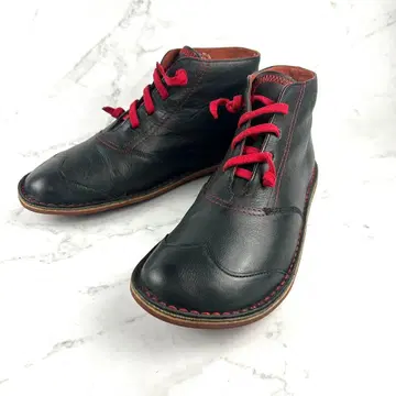 camper 캠퍼 페우카미 미드컷 윙팁 블랙 25.5