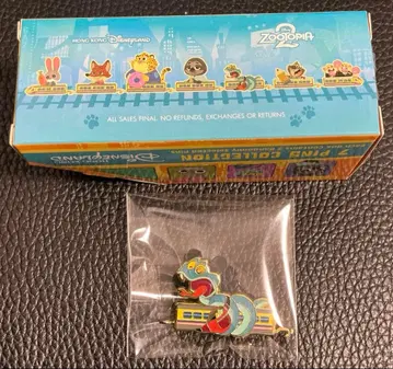 홍콩 디즈니랜드 한정판 주토피아 2 핀 배지 게리