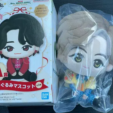 제일복권 미세스 A상 봉제 인형 마스코트 후지와라 료카