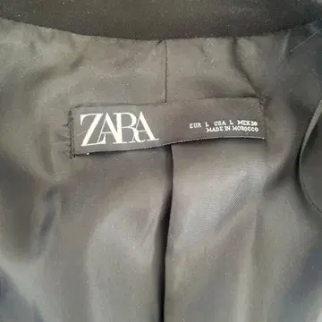 ZARA 블랙 테일러드 자켓 L