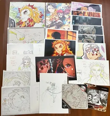 귀멸의 칼날 렌고쿠 쿄쥬로 우즈이 텐겐 브로마이드 포스카 코스터 세트