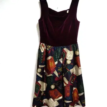 제인 마플 슬리브리스 원피스 보르도