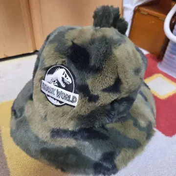 USJ 유니버셜 쥬라기 월드 버킷햇 모자 복슬복슬