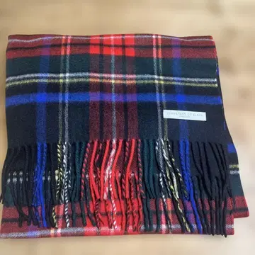 존스턴즈 캐시미어 대형 스톨 타탄 체크