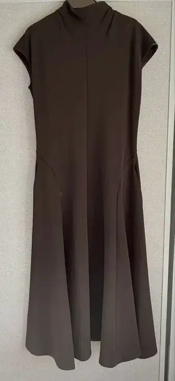 PLST 블랙 슬리브리스 원피스 S