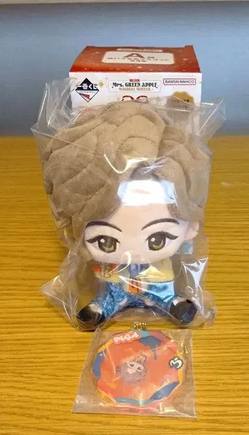 미세스 그린애플 제일복권 A상 봉제 인형+아크릴 참 세트