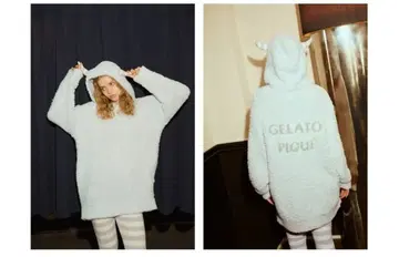 GELATO PIQUE 후드 부착 룸웨어 ONE SIZE