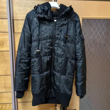 & by P&D 블랙 다운 자켓 38