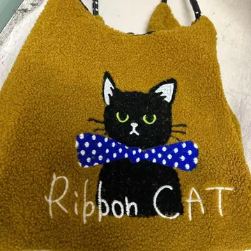 Hug CoCo 고양이 리본 토트백