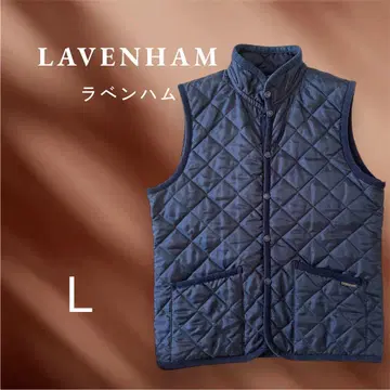 라벤햄 퀼팅 다운 베스트 다크 네이비 US42 일본 사이즈 L 상당