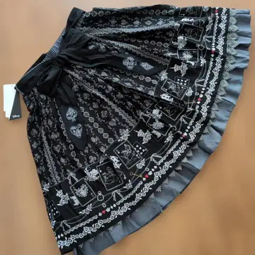 택 포함 미사용 엑시즈팜 원더랜드 앨리스 디즈니 블랙