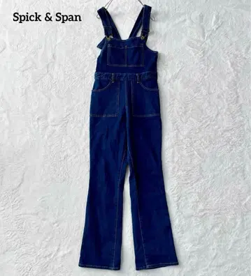 Spick & Span 오버롤 데님 살로펫 올인원