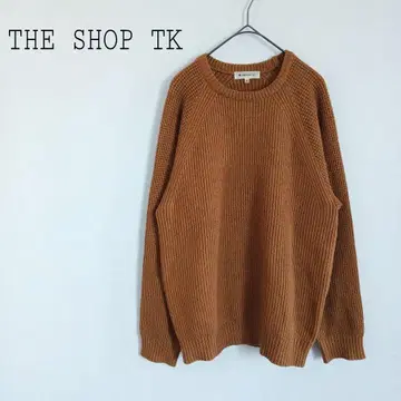 더 샵 티케이 크루넥 긴팔 니트 풀오버 젠더리스