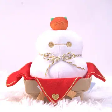 베이맥스 & 모찌 봉제 인형 카가미모치 NEW YEAR BAYMAX