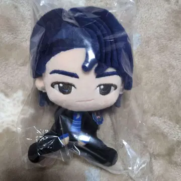 남성 캐릭터 봉제 인형 파랑