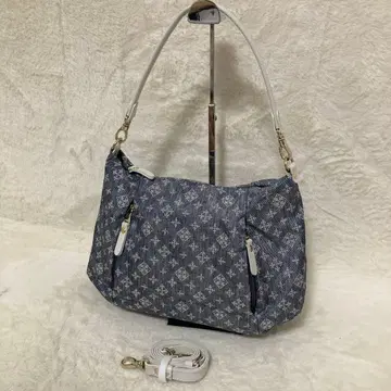 컨디션 최상 russet 러셋 한정판 데님 프린트 숄더백 2way