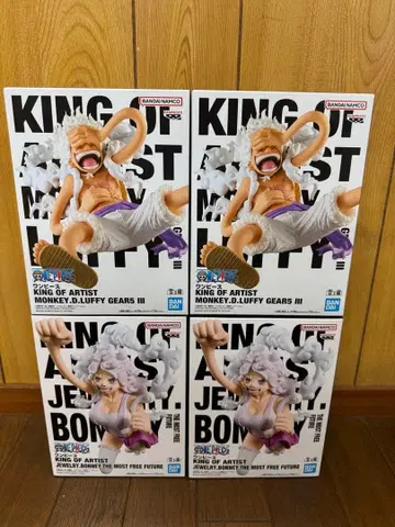 원피스 KING OF ARTIST 니카 루피 & 보니 4체 세트