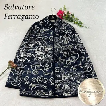 K17 새상품급 M 살바토레 페라가모 퀼팅 자켓 여성용