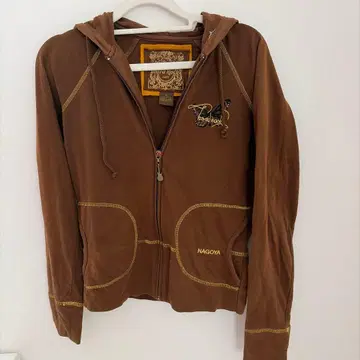 하드 록 카페 브라운 후드티 M