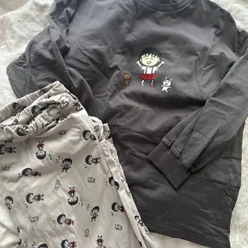 마루코는 아홉살 룸웨어 상하의 세트