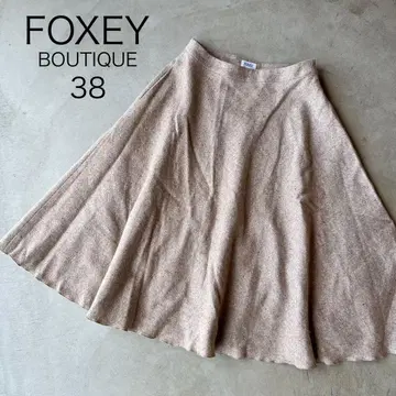 [ FOXEY BOUTIQUE ] 폭시 38 스커트 울 캐시미어 혼방