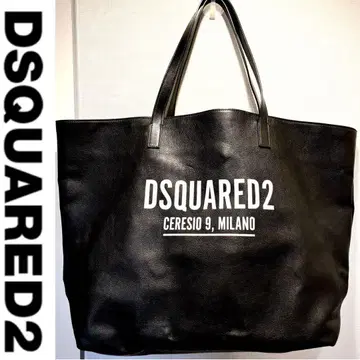 26.5만 디스퀘어드 DSQUARED2 블랙 가죽 토트백