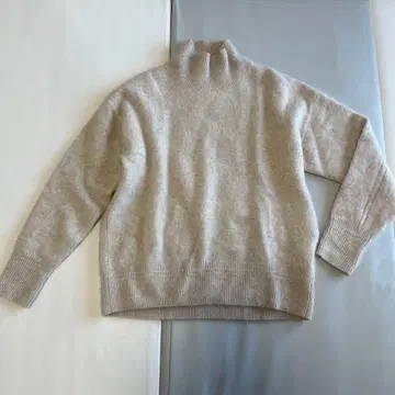 NANO universe 워셔블 폭스 터틀넥 풀오버