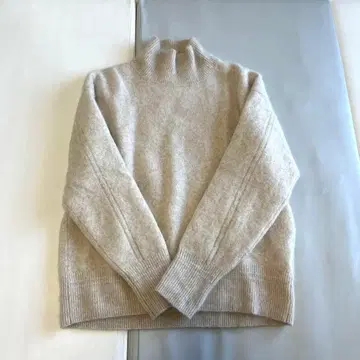 NANO universe 워셔블 폭스 터틀넥 풀오버