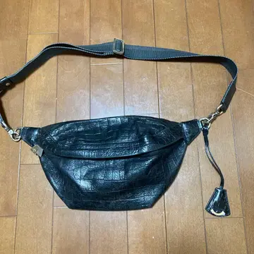 천연 가죽 아니아리 바디 백 악어 엠보싱