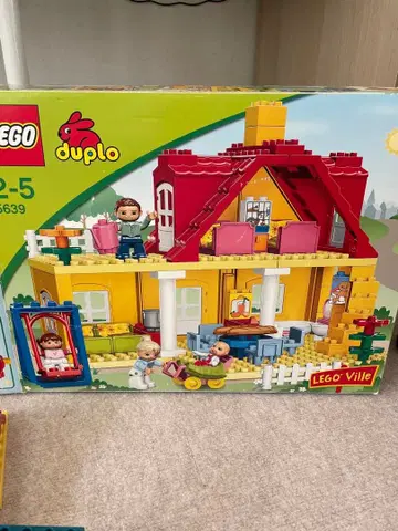 LEGO 듀플로 5639 컬러풀한 집 블록 세트 레고 2세~5세