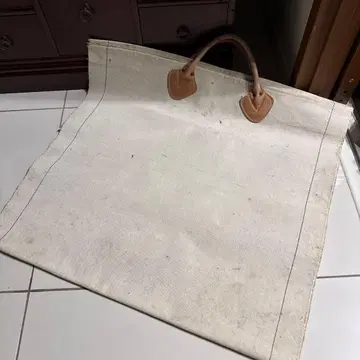 60's L.L.Bean 로그 캐리 땔감용 필기체 택 Vintage