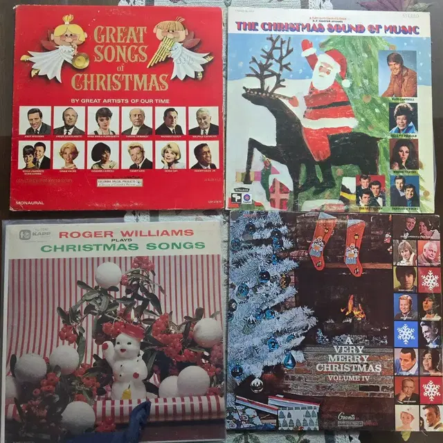 크리스마스 앨범 LP 14종