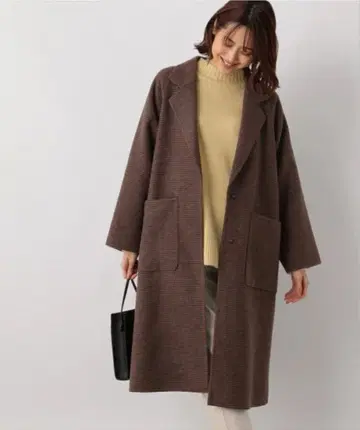 새상품 글로벌 워크 울 블렌드 리버 코트