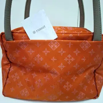 russet 오렌지 무늬 토트백 레어 컬러 새상품급 미사용