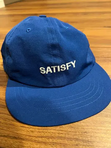 SATISFY peace shell 파랑 캡