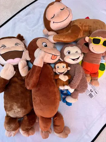 호기심 많은 조지 봉제 인형 6개 세트