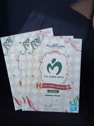 Mrs. GREEN APPLE 레터 세트 3개